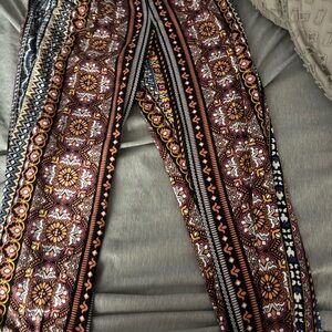 Rainbow Multicolor Patterned Pantsuit